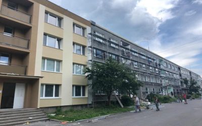 Obnova bytového domu Sklárska 594/56 – 62, Poltár